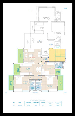 Swojas Nakshatra: 1st Floor Plan