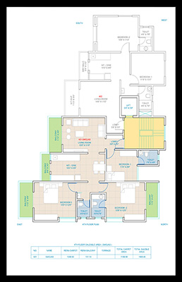 Swojas Nakshatra: 4th Floor Plan